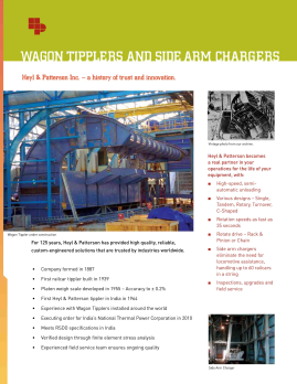 Wagon Tippler Brochure