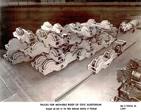Civic Arena Roof Wheels