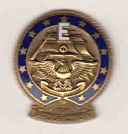 Navy E Award Pin